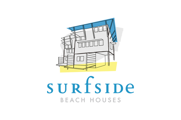 Surfside beach houses logo