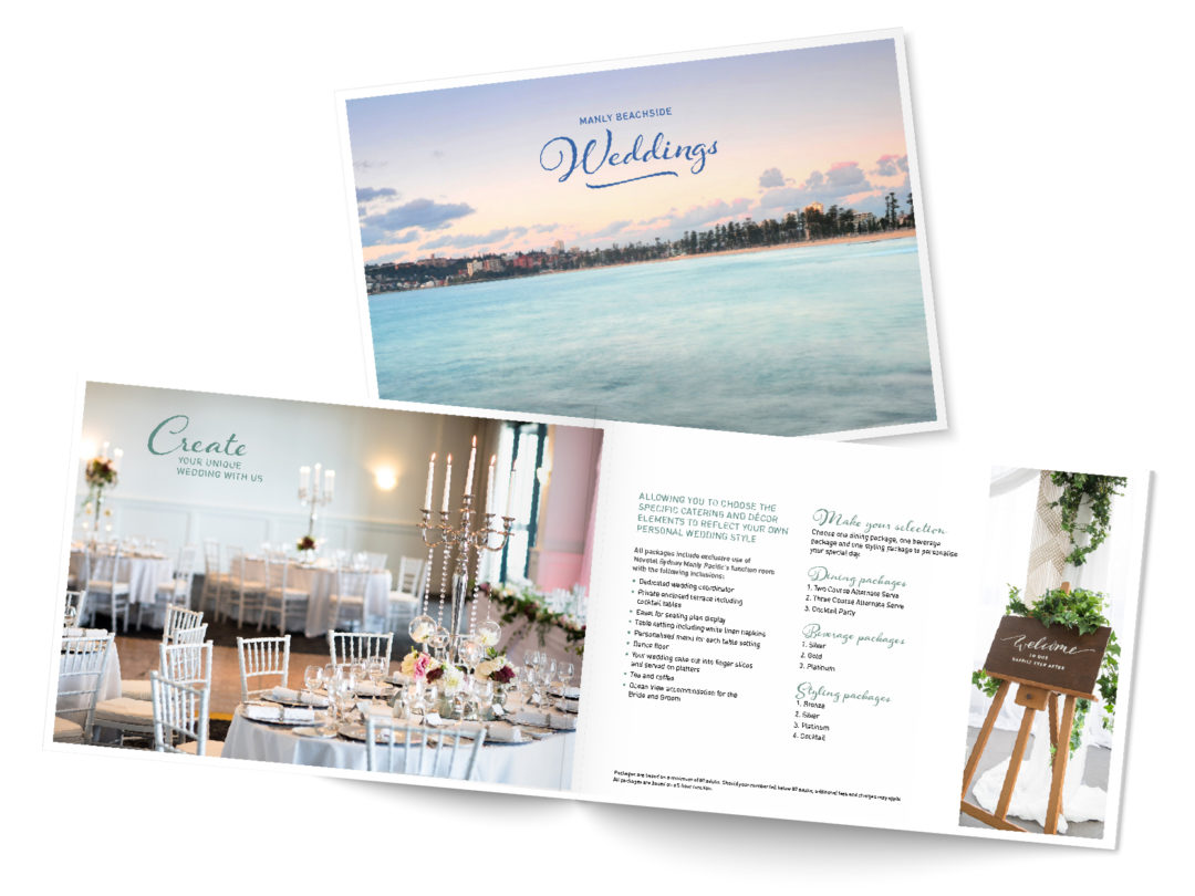 Novotel Weddings brochure