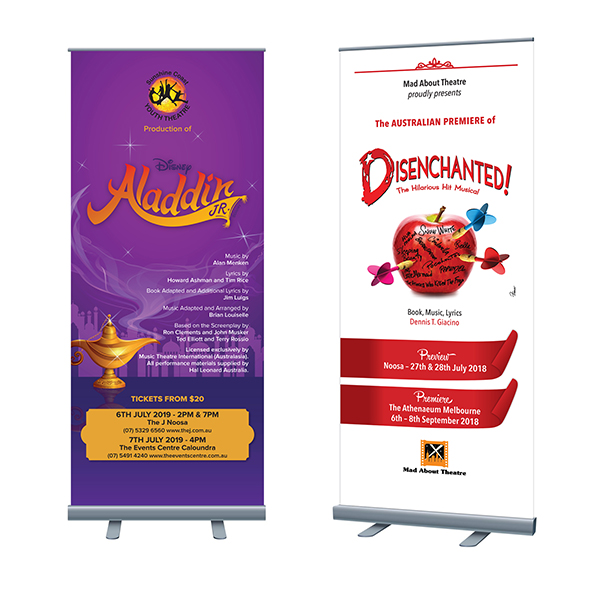 Mad About Theatre pull up banners