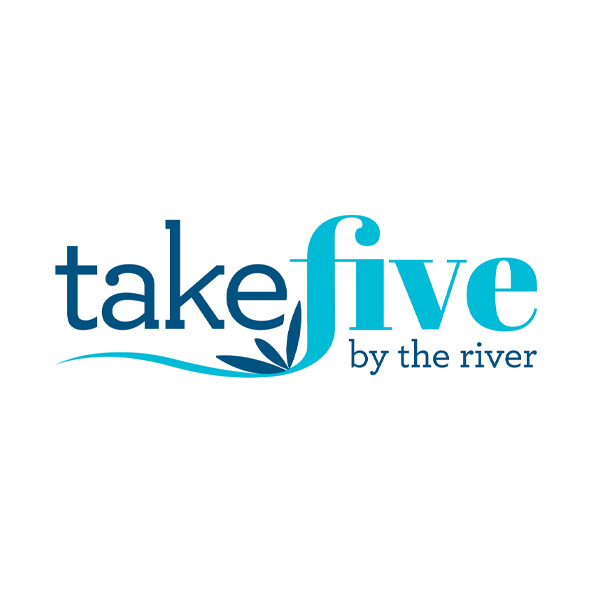 take five by the river logo